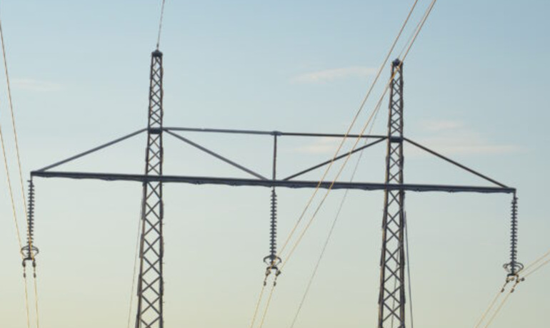 Bild på elstolpe