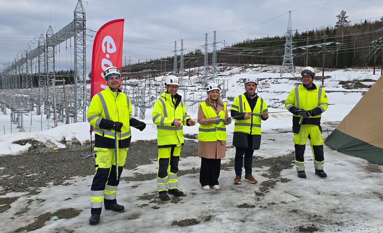 Invigning Nässe av kommunalråd Wrede - stamnät Eon