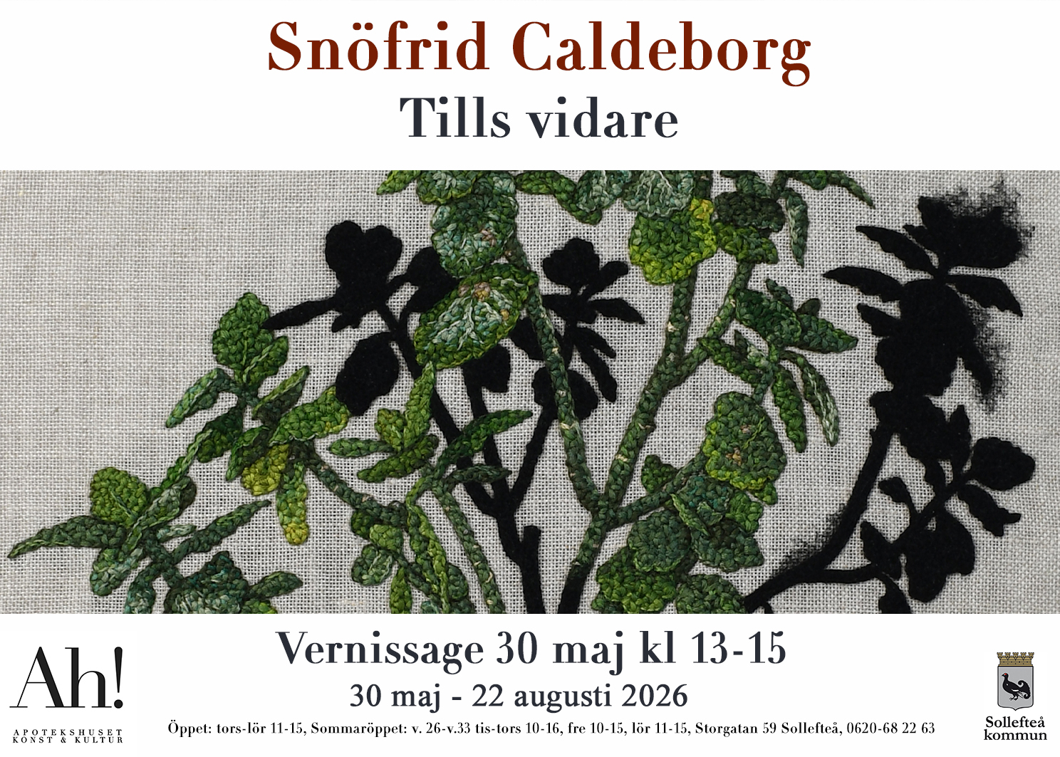 Vernissage för Snöfrid Caldeborg