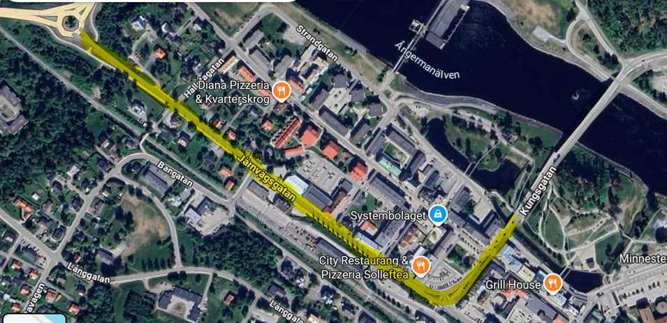 Järnvägsgatan Sollefteå