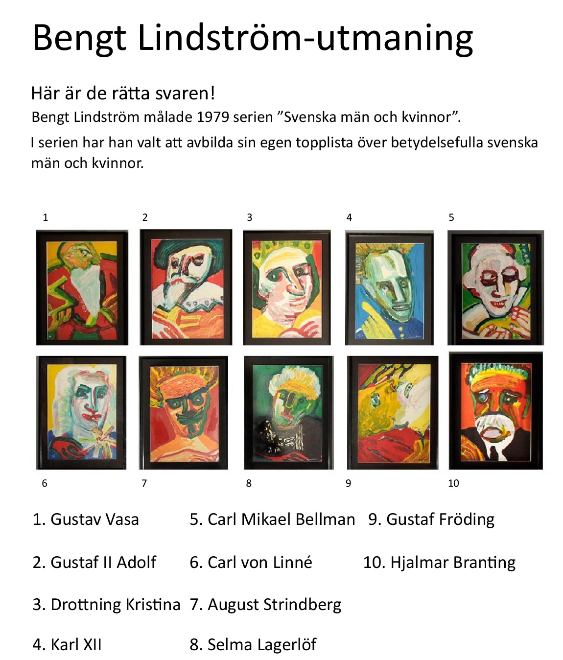 Rätta svaren