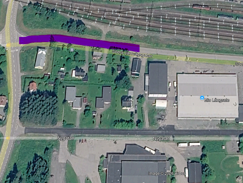 Södra Järnvägsgatan Långsele