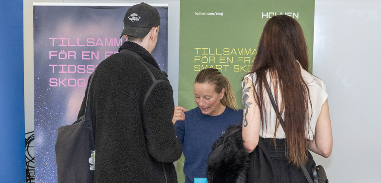 Gruppdiskussion under Socialpedagogutbildningen