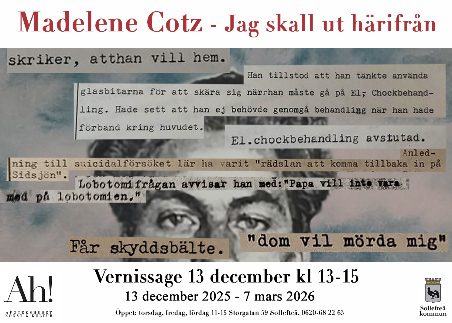 vernissagekort Madelene Cotz