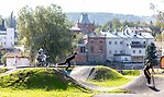 Stadskärnan - pumptrack, parken, Sollefteå 